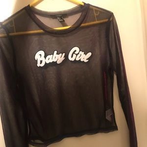 Baby Mesh Tong sleeve top